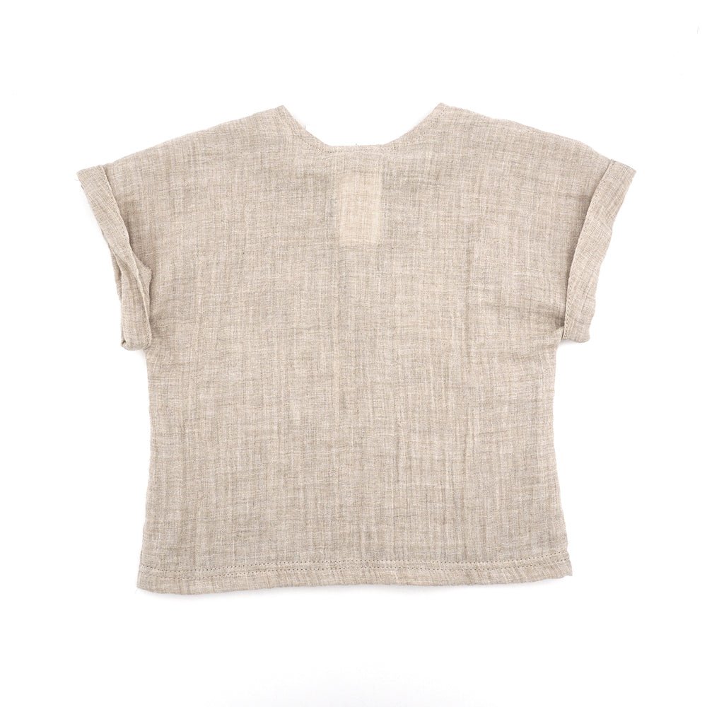 Maximo Musselin Hemd - beigemeliert maximo