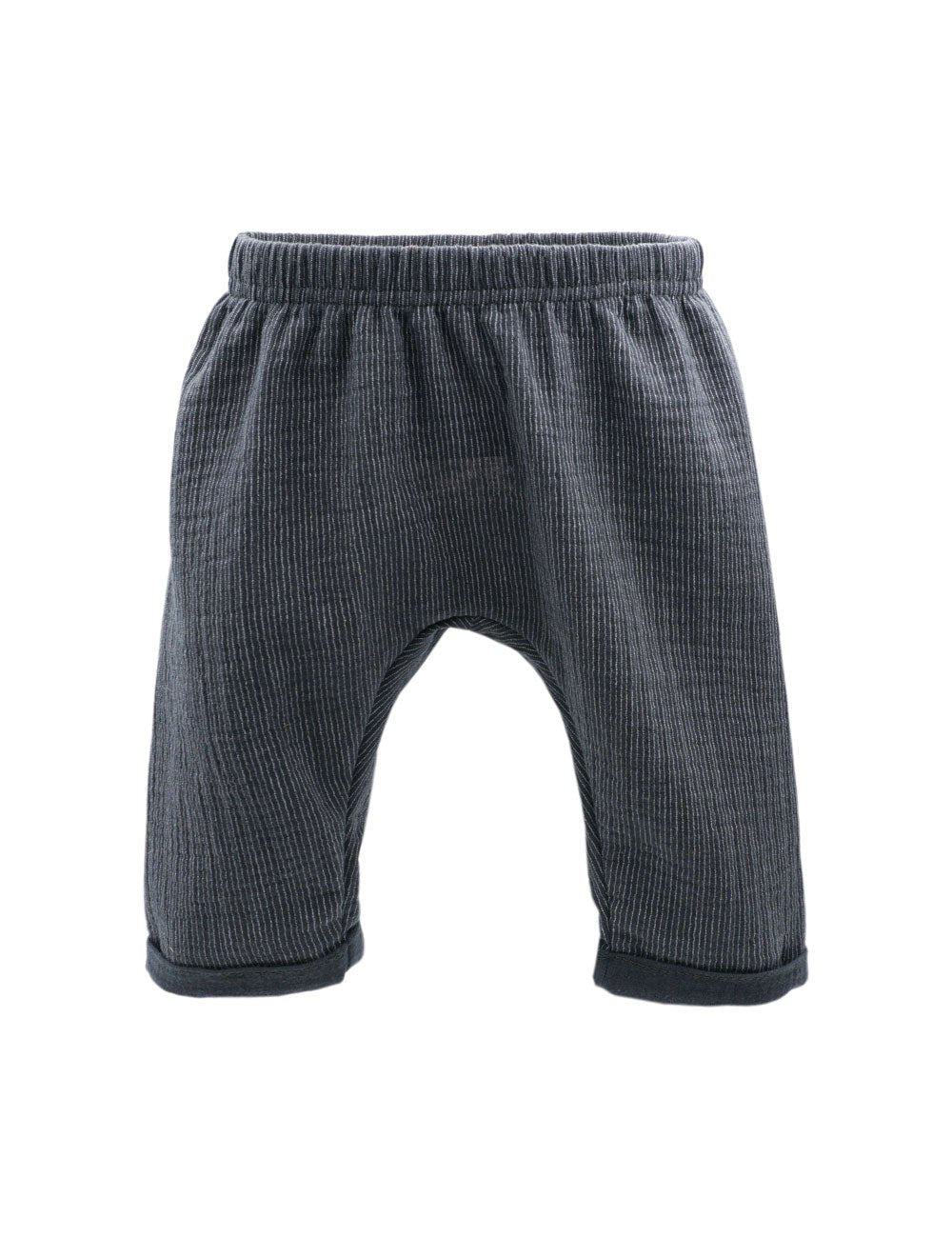 Maximo Musselin Krempelhose - anthrazit-weiss gestreift maximo