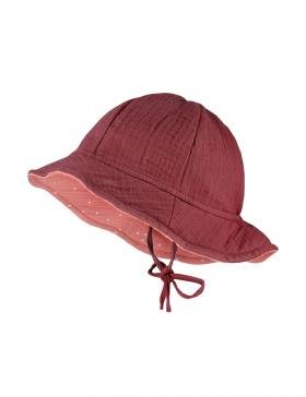 Maximo Musselin Schlapphut - rot rosa maximo