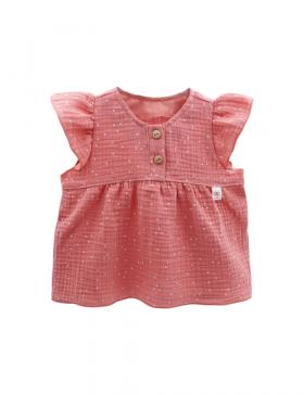 Maximo Musselin Shirt - rosa Punkte maximo