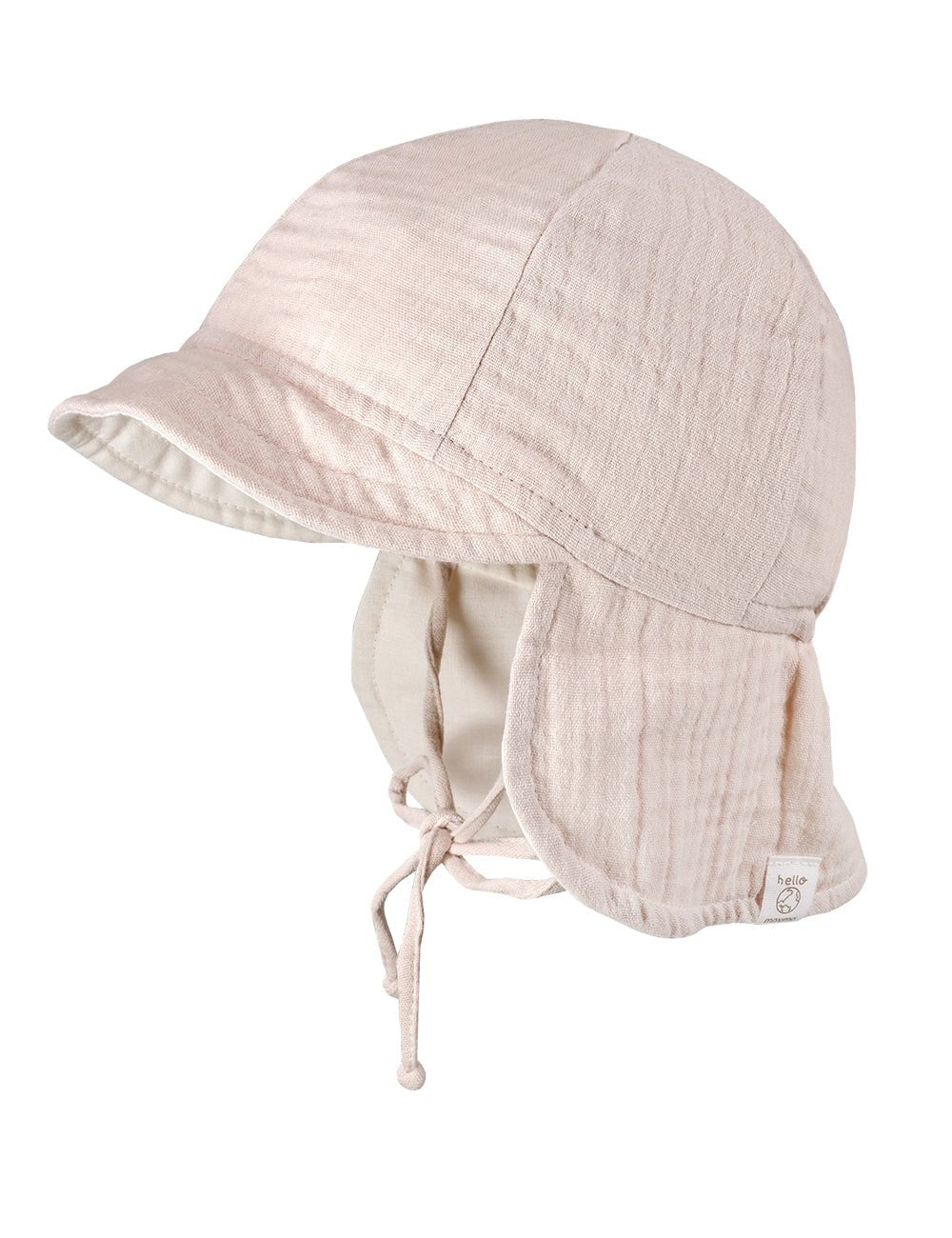 Maximo Musselinmütze mit mittlerem Nackenschutz - feder maximo