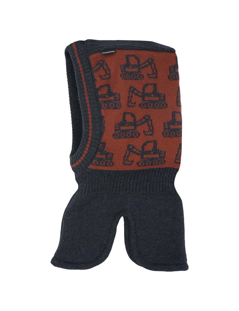 Maximo Schlupfmütze - Bagger carbon/brown maximo