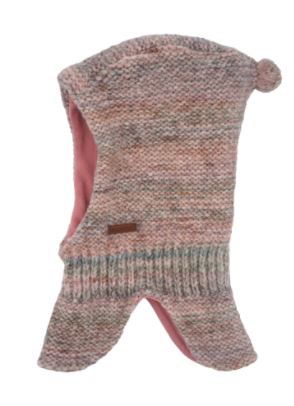 Maximo Schlupfmütze Effektgarn - rosa maximo