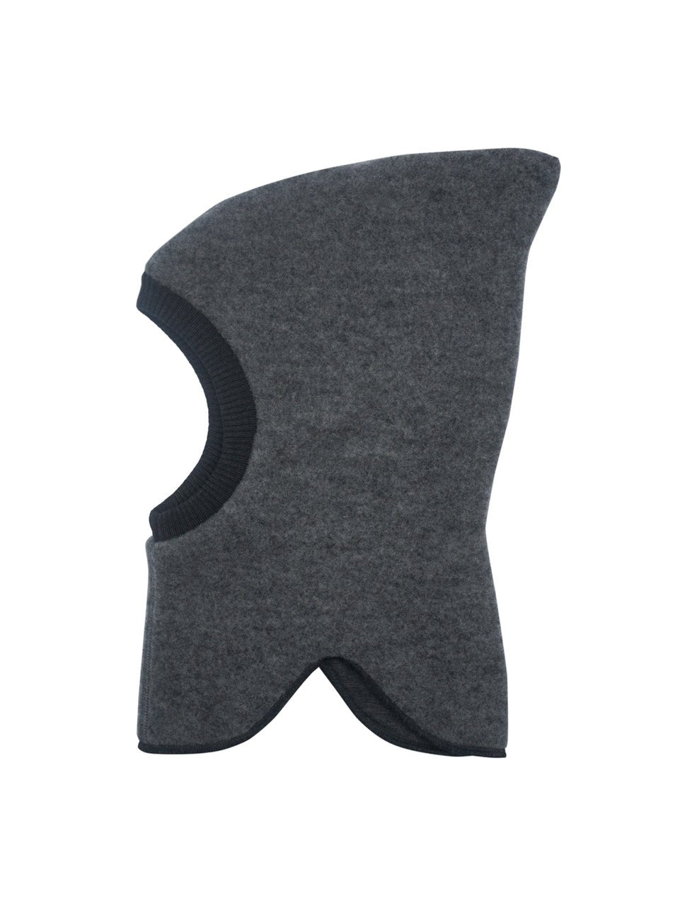 Maximo Schlupfmütze Wollfleece - grau meliert maximo