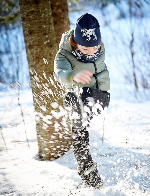 Maximo Wende-Loopschal "dino" nachtleuchtend maximo