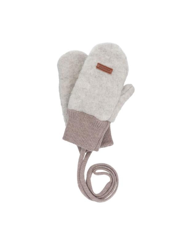 Maximo Wollfleece-Mini-Fausthandschuhe - düne maximo