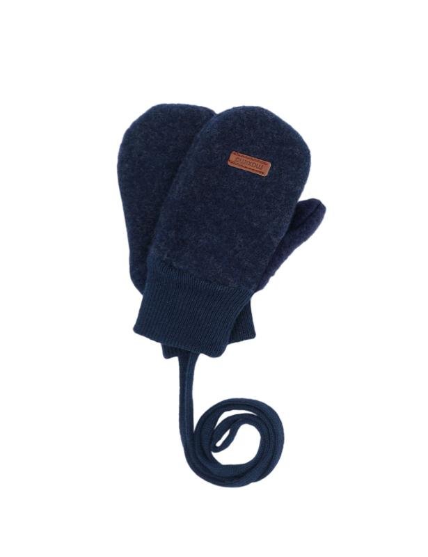 Maximo Wollfleece-Mini-Fausthandschuhe - navymeliert maximo