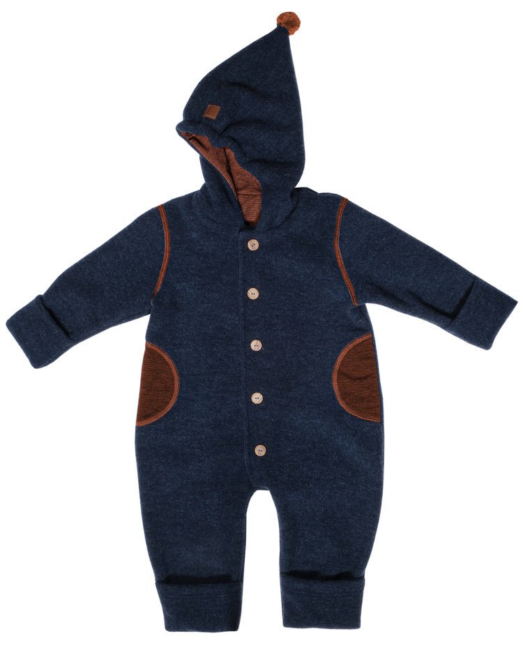 Maximo Wollfleece-Overall / navy-bombay brown maximo