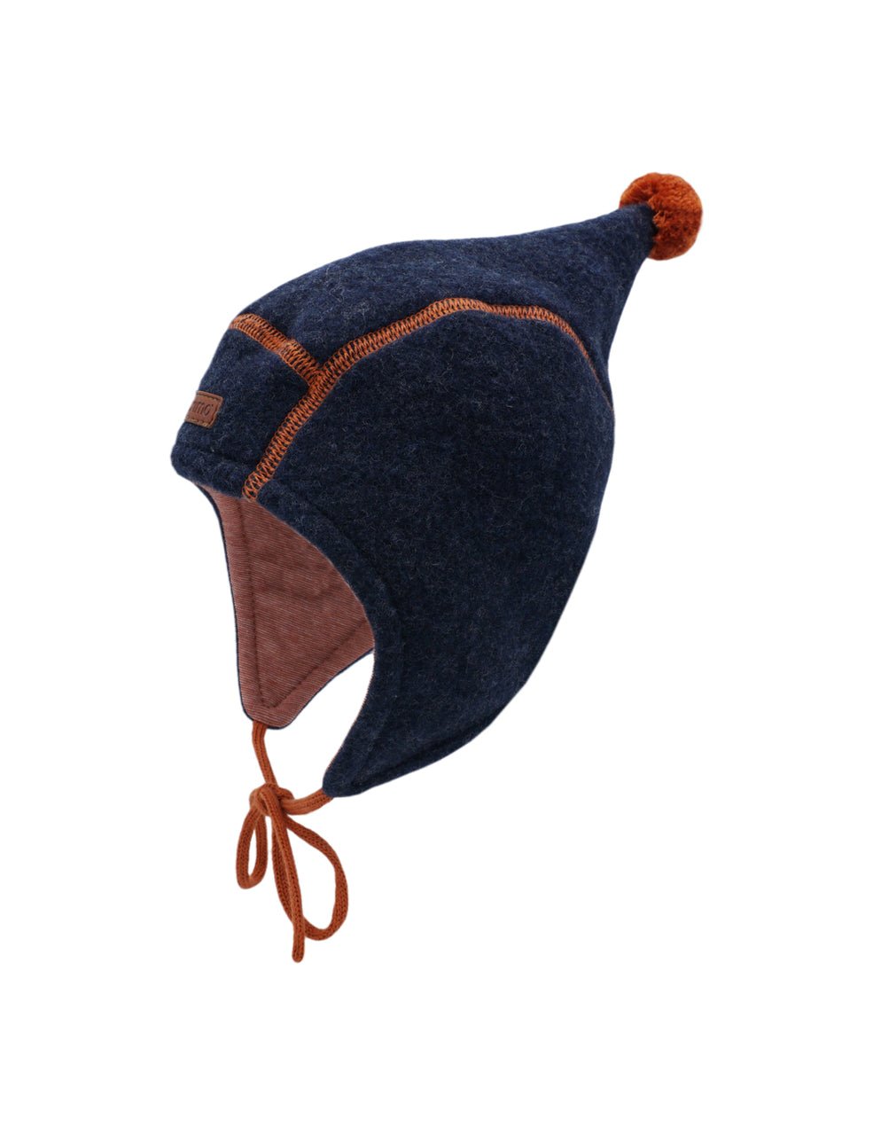 Maximo Zipfelmütze - navy/bombay brown maximo