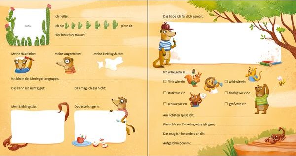 Meine Kindergartenfreunde - Tierisch beste Freunde Verlag