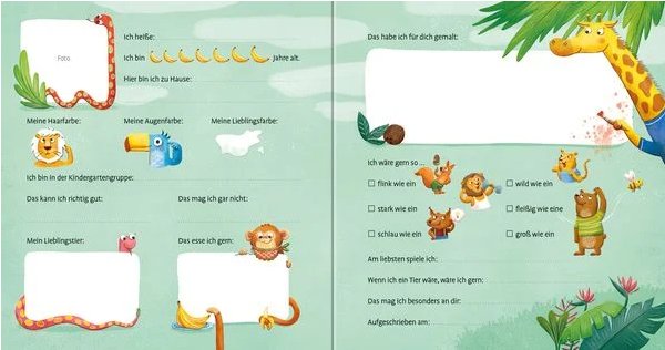 Meine Kindergartenfreunde - Tierisch beste Freunde Verlag