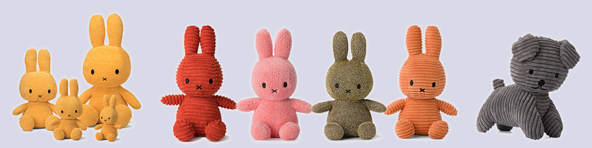Miffy Teddy pink 33cm 100% PET Recycling Familienbande