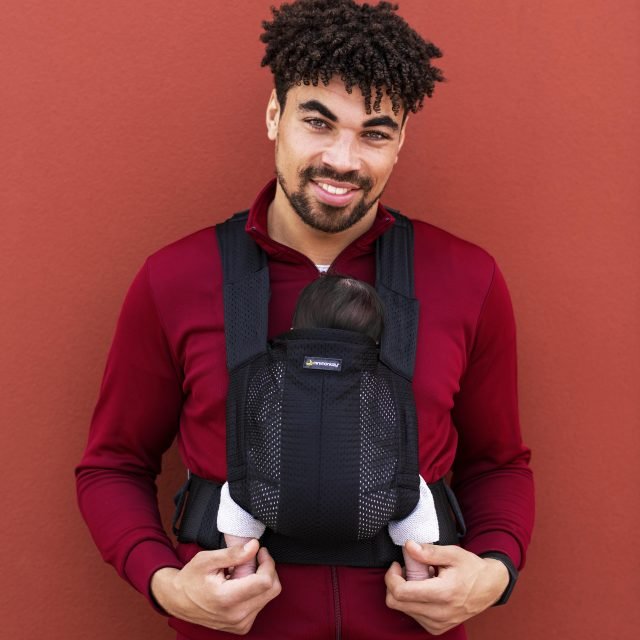 Mini Monkey Baby Carrier - Tragehilfe - schwarz Minimonkey