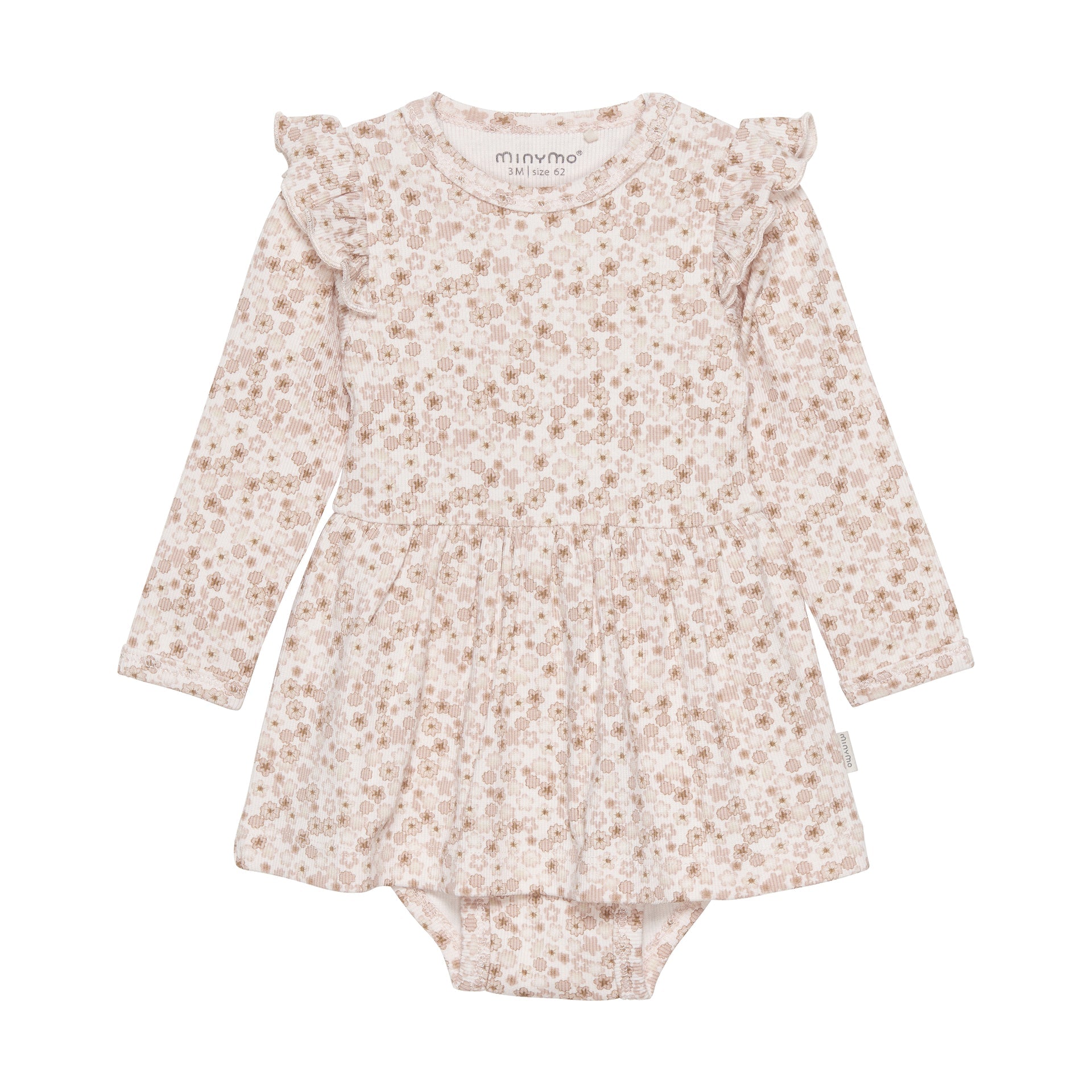 Minymo Bambus Rip-Body-Röckli - Soft Pink Minymo