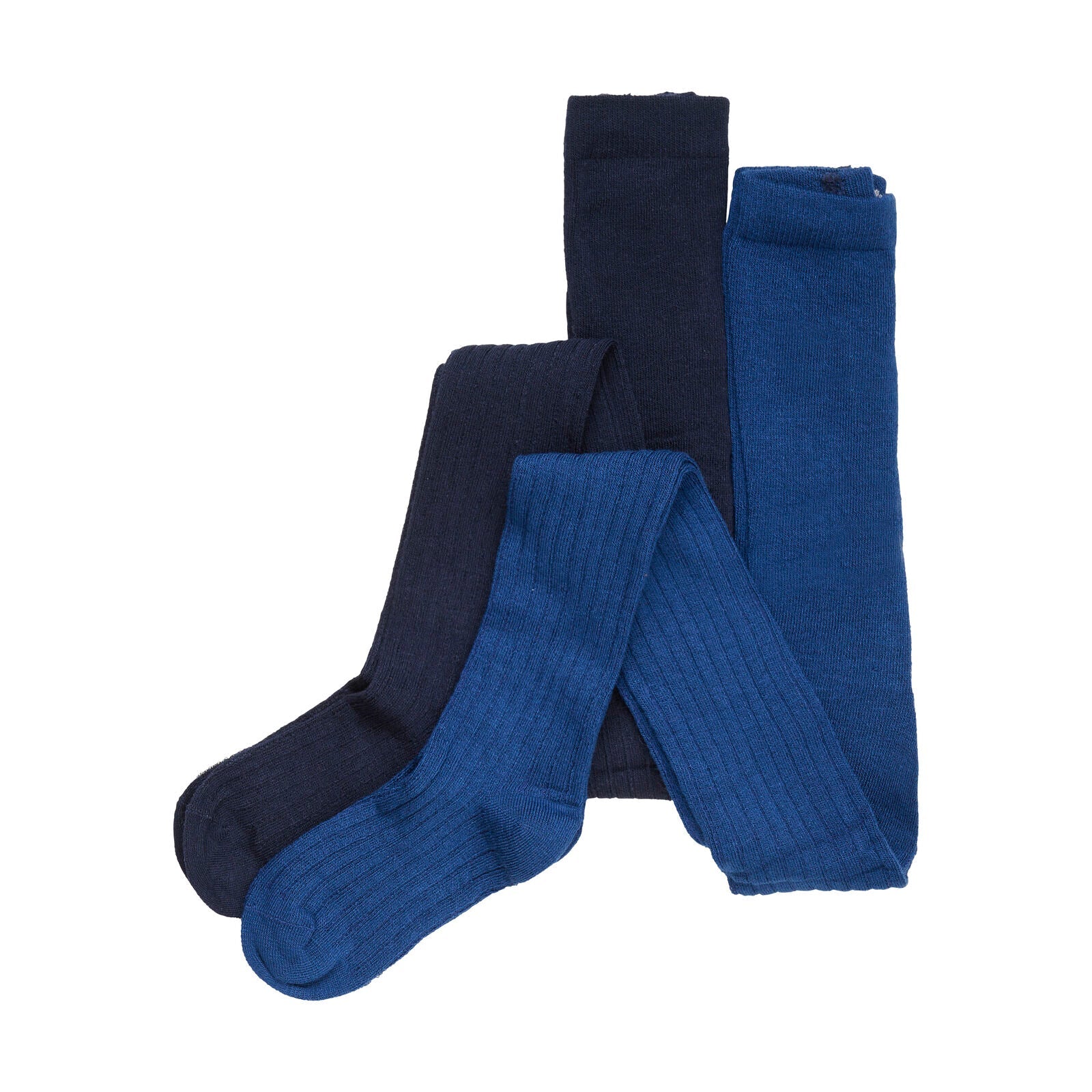 Minymo Bambus Strumpfhosen 2er Pack - blau Minymo