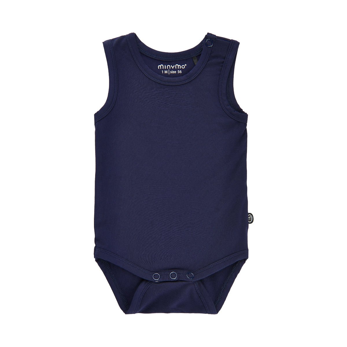 Minymo Bambusbody ohne Ärmel - Dark Navy Minymo