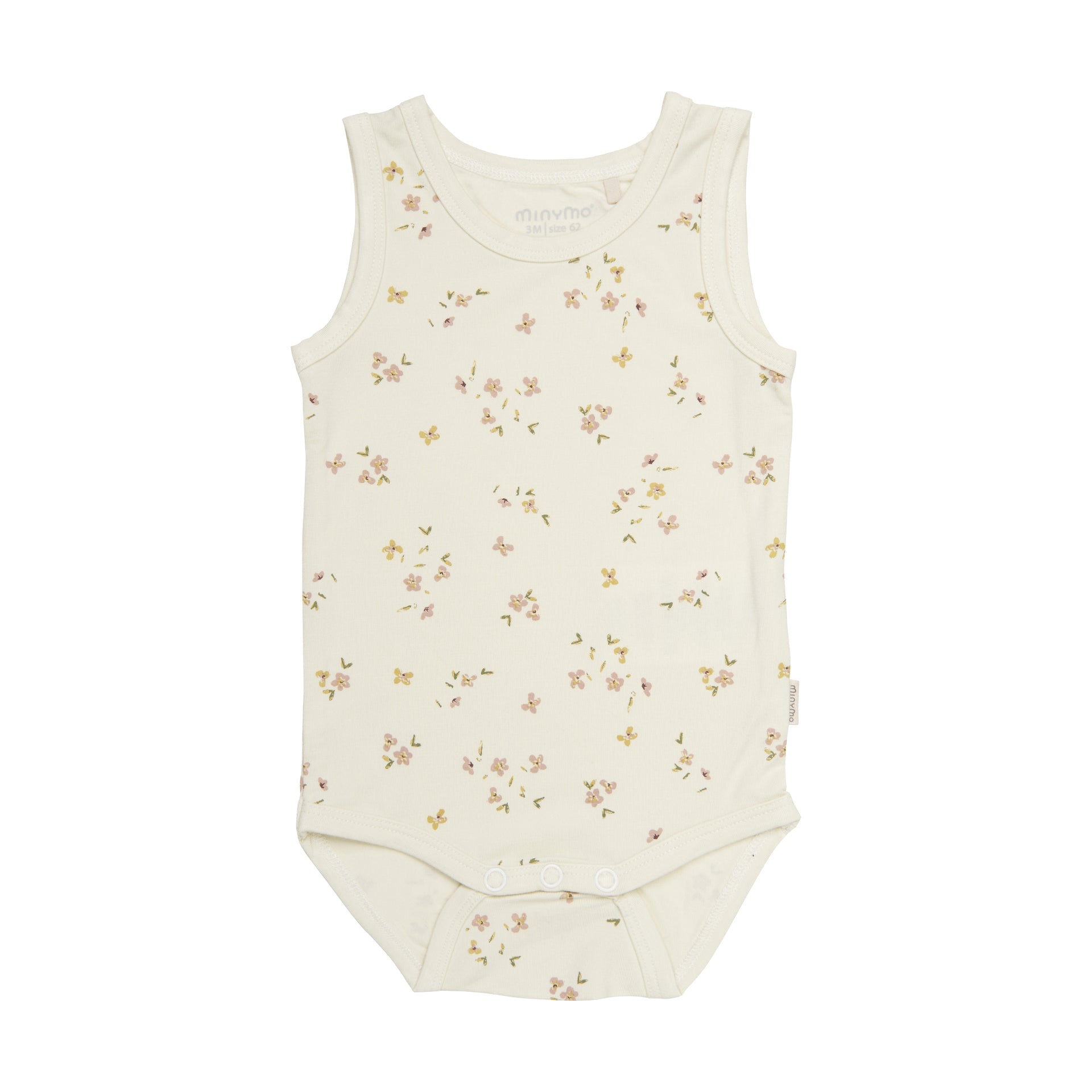 Minymo Bambusbody ohne Ärmel - Flowers Minymo