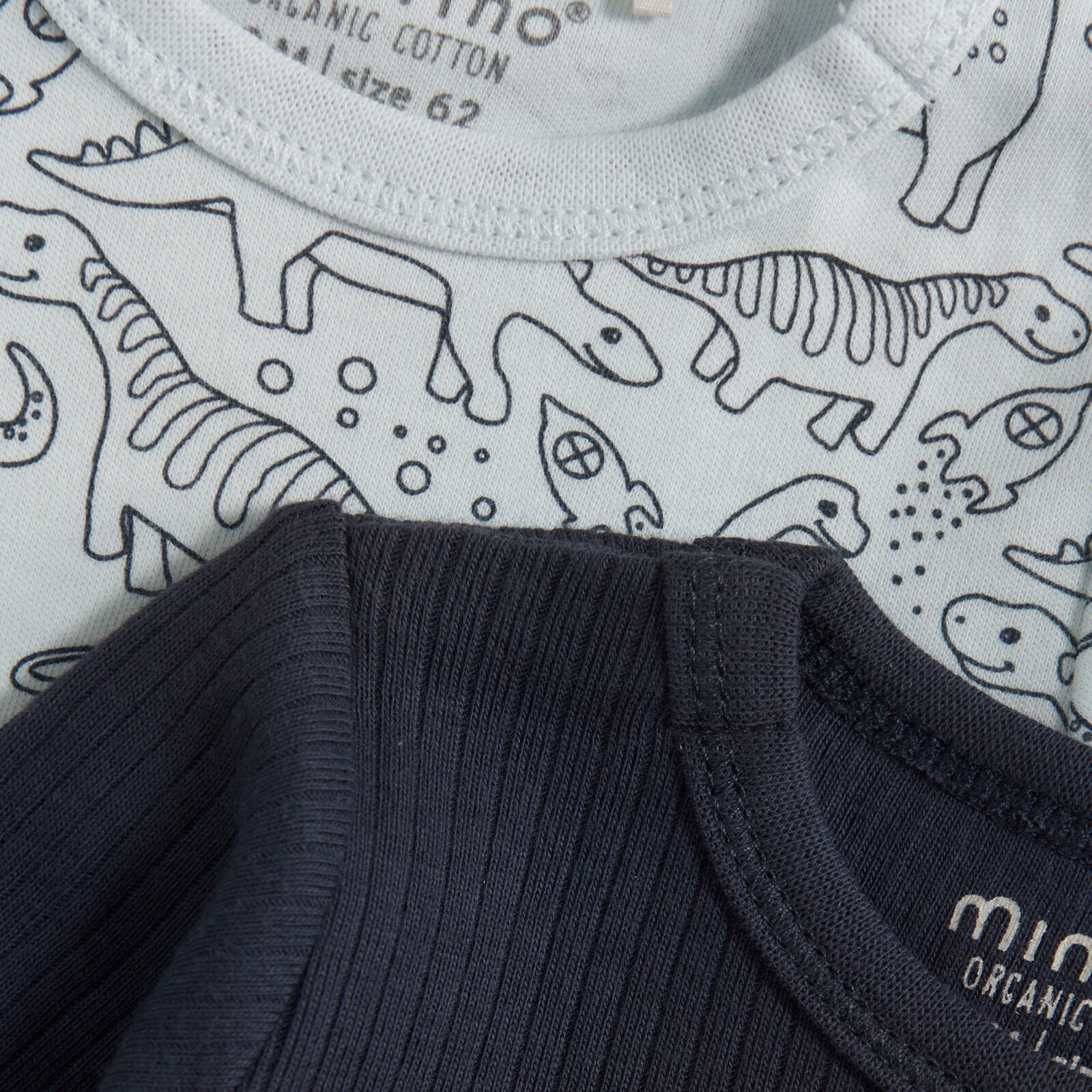 Minymo Bodys Baumwoll-Set - Blue Nights Minymo