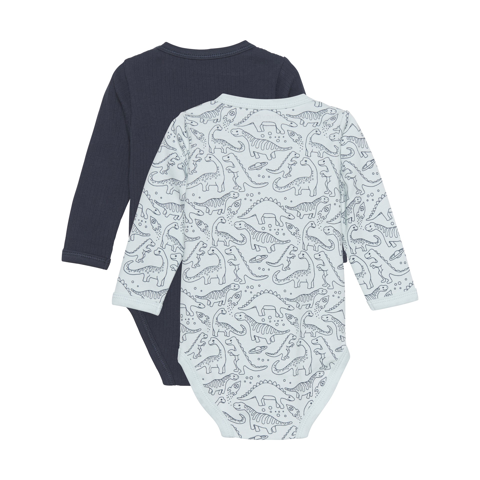 Minymo Bodys Baumwoll-Set - Blue Nights Minymo