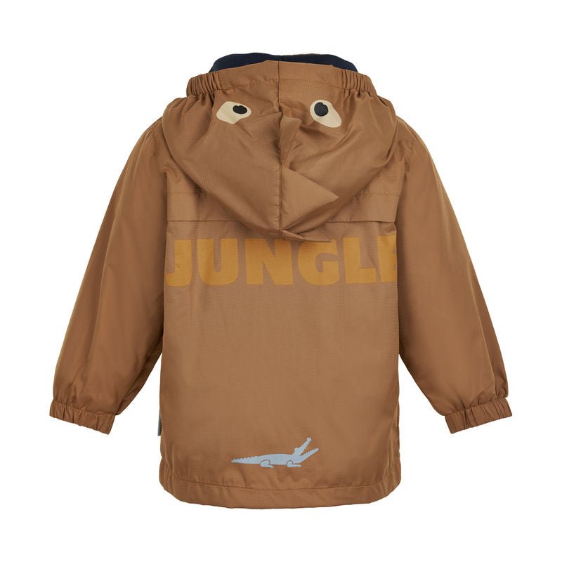 Minymo Regenjacke Recycled braun Jungle - Familienbande