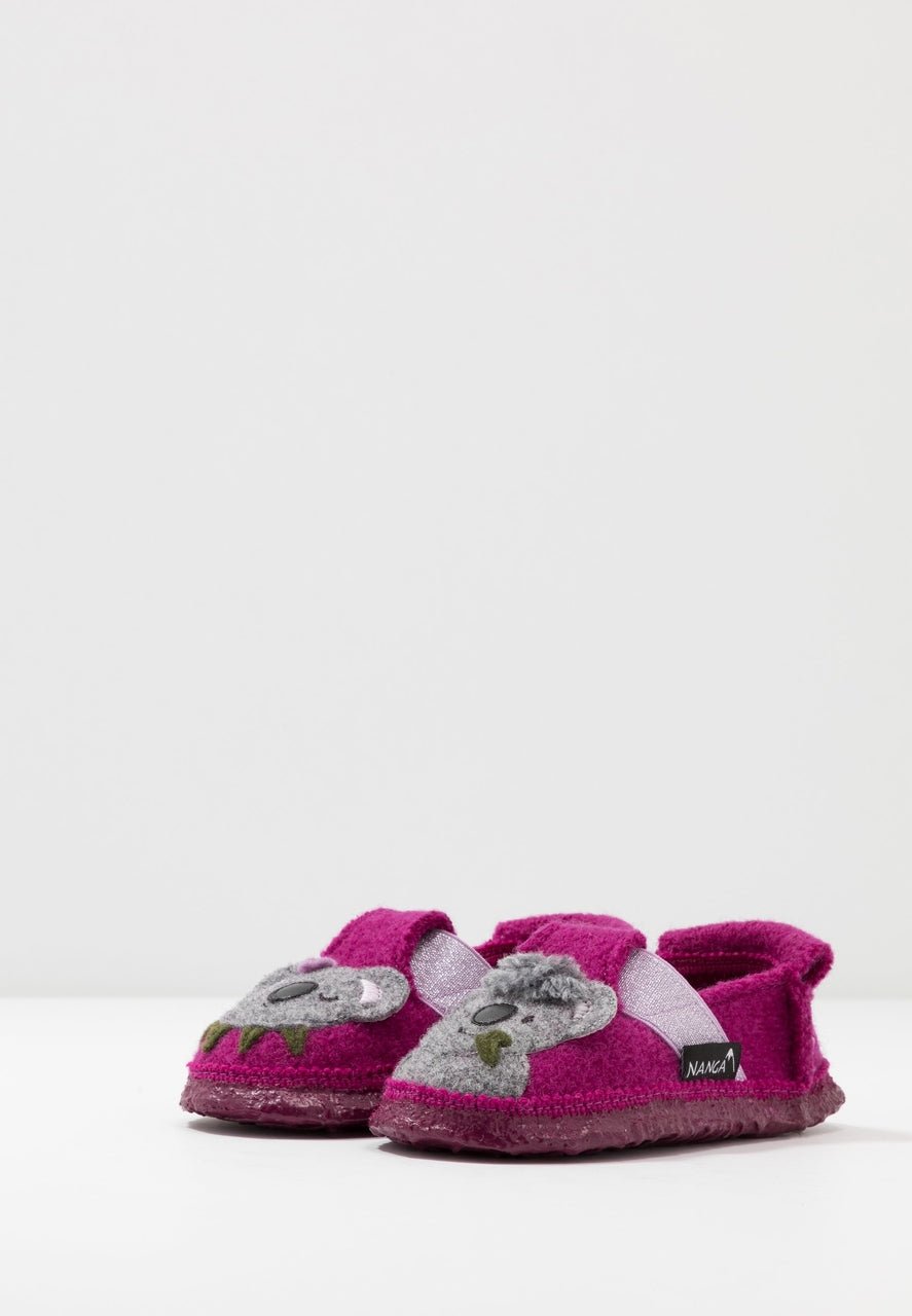 Nanga Hausschuhe Schurwolle - Koala pink Nanga
