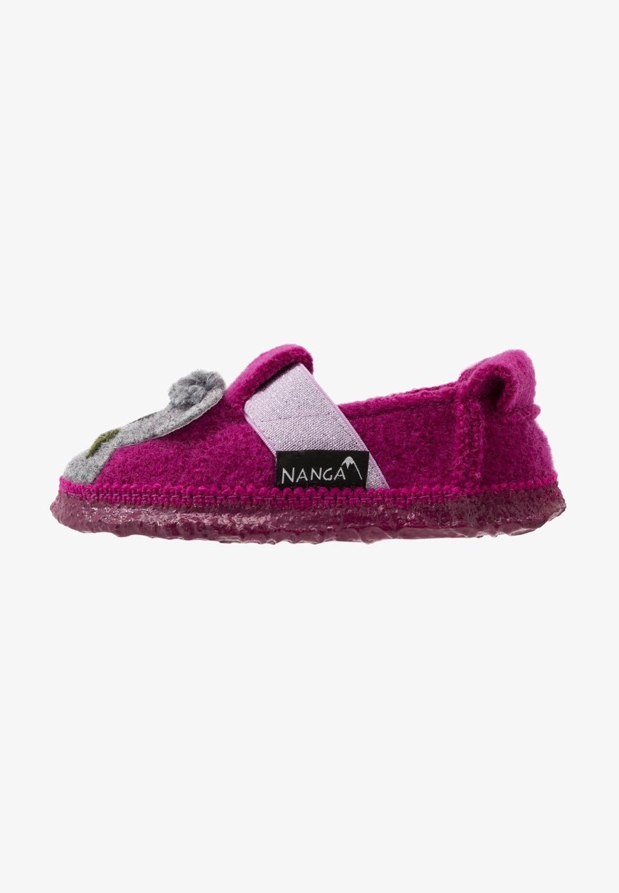 Nanga Hausschuhe Schurwolle - Koala pink Nanga