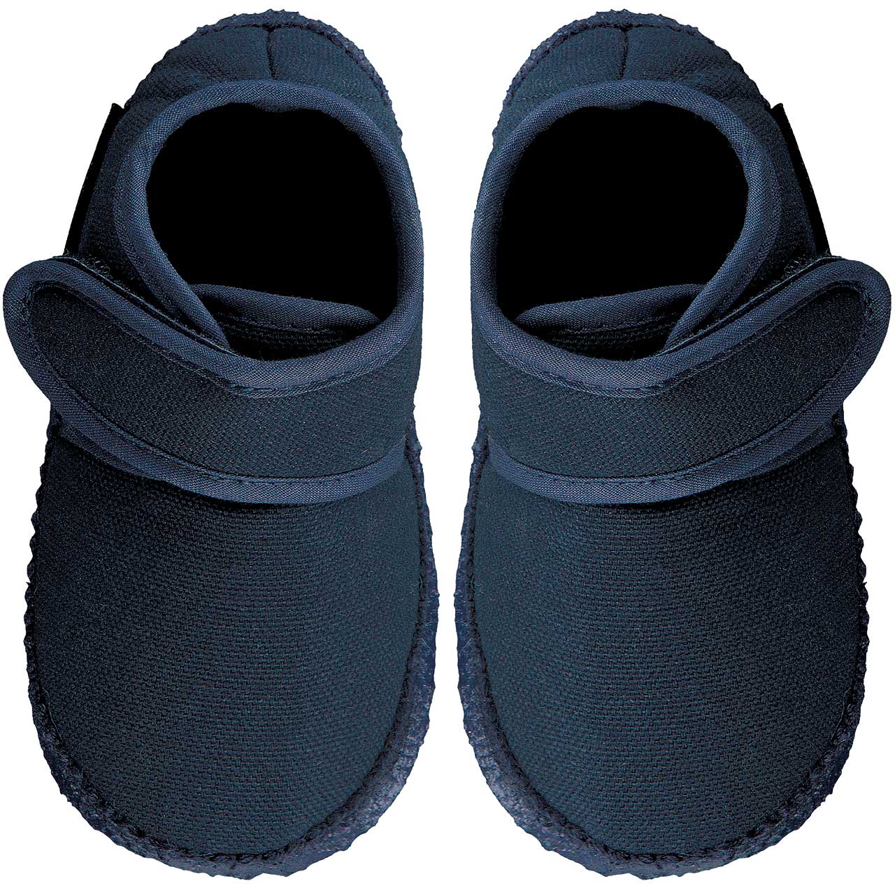 Nanga Lauflernschuhe Biobaumwolle - blau - Familienbande