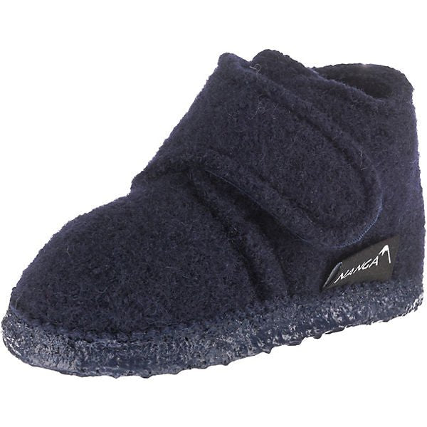 Nanga Lauflernschuhe Schurwolle - Leila blau Nanga
