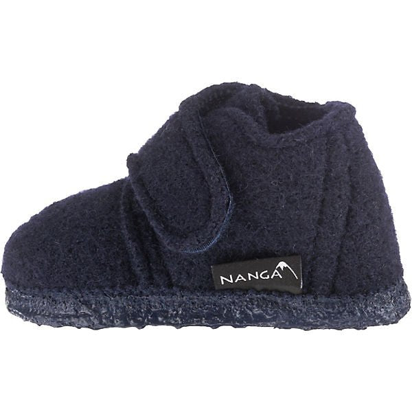 Nanga Lauflernschuhe Schurwolle - Leila blau Nanga