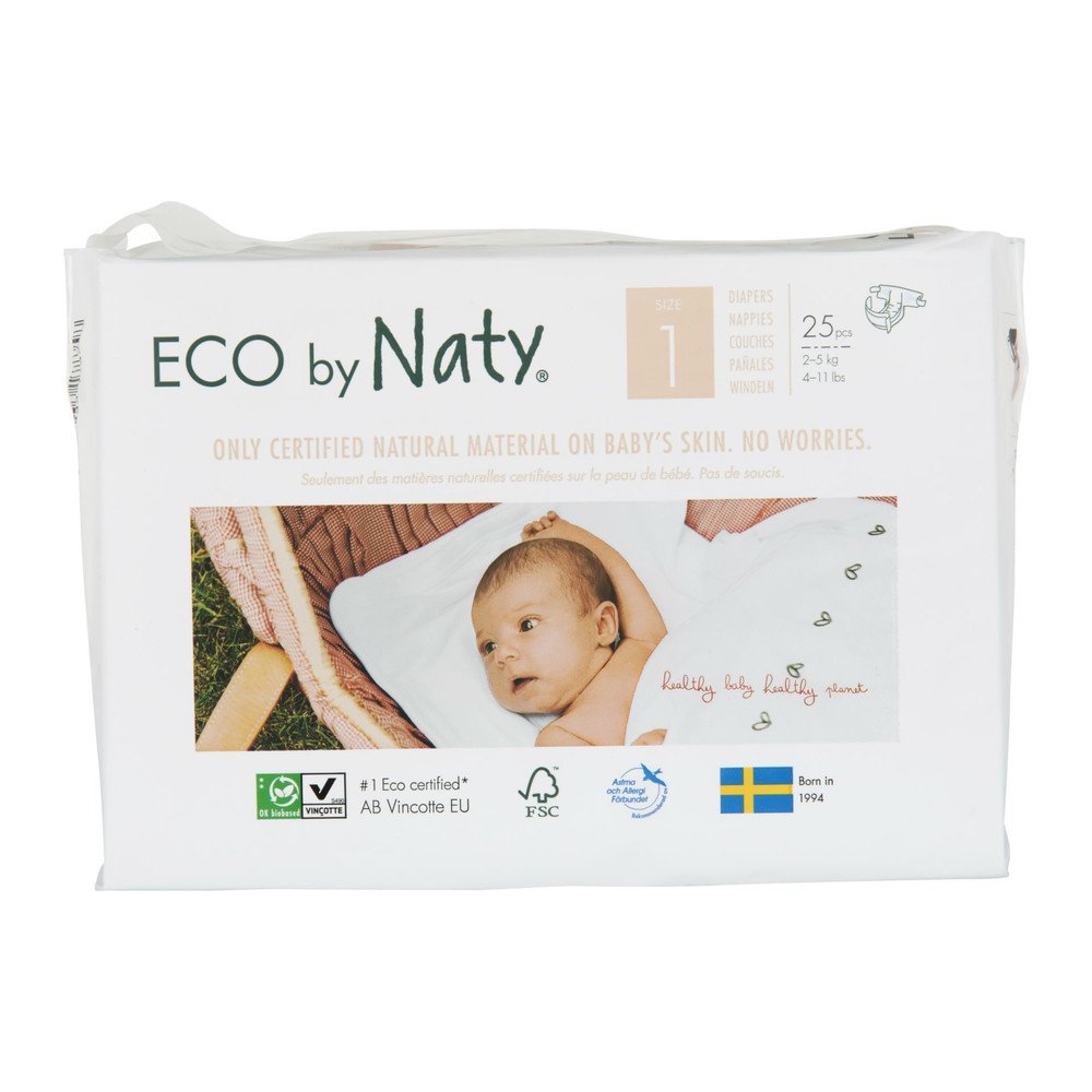 Naty Windeln Newborn Nr. 1 2-5kg /25 St. naty