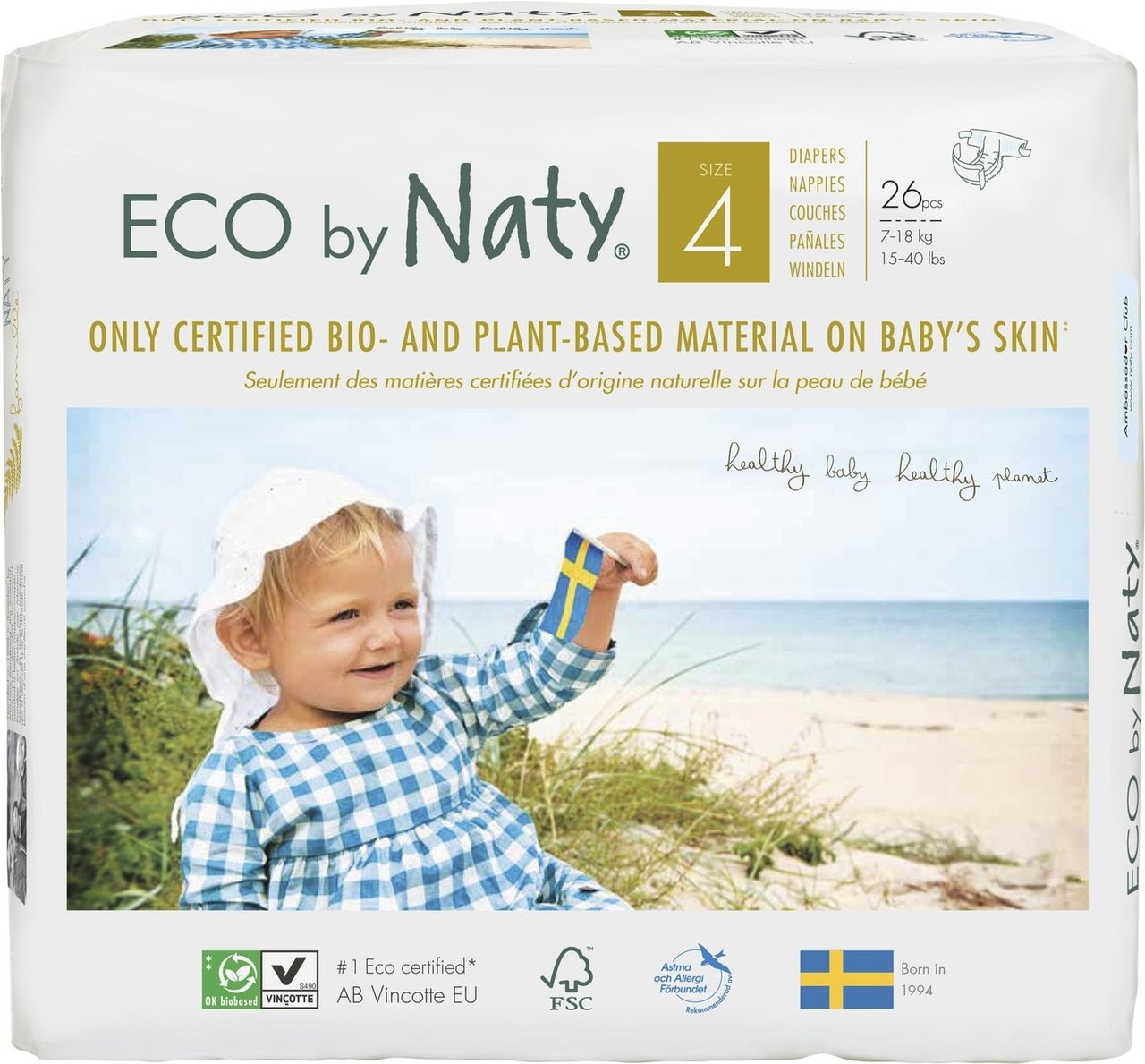 Naty Windeln Nr. 4 / 7-18 kg / 26 St. - Familienbande