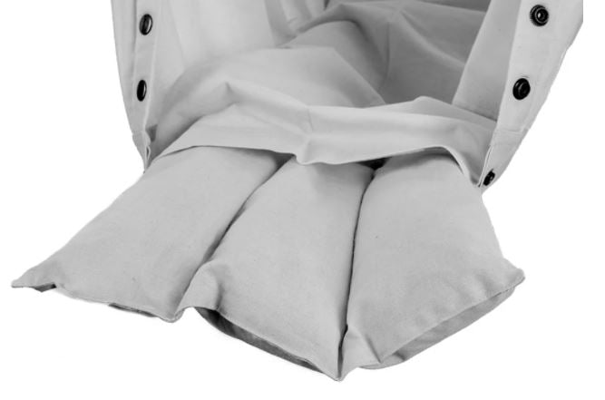 NONOMO Baby Classic - Federwiegen-Set mit Deckenbefestigung - grau nonomo