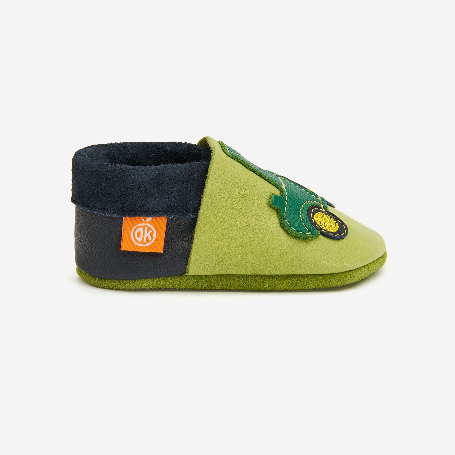 Orangenkinder Leder-Schueli Trecker Pololo