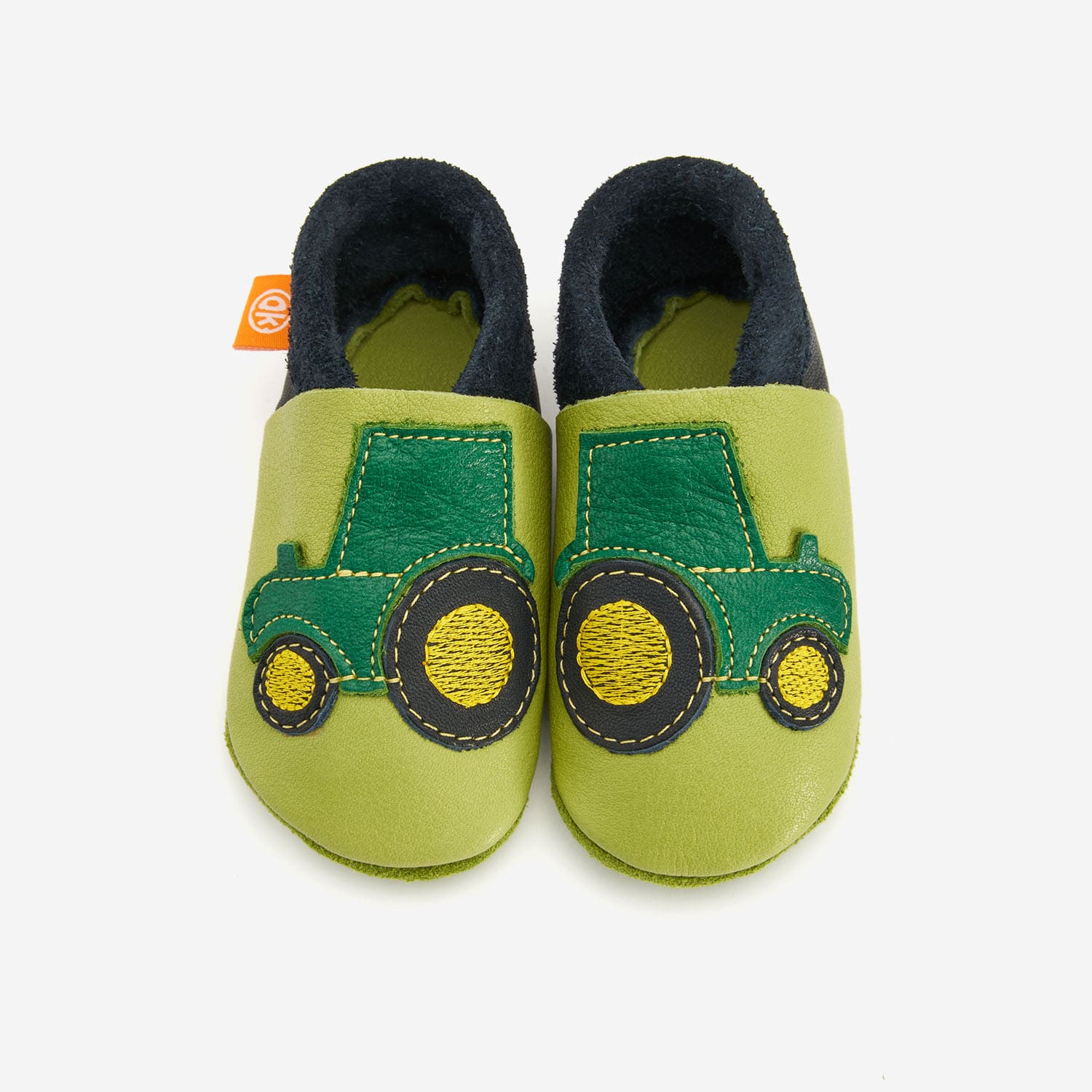 Orangenkinder Leder-Schueli Trecker Pololo