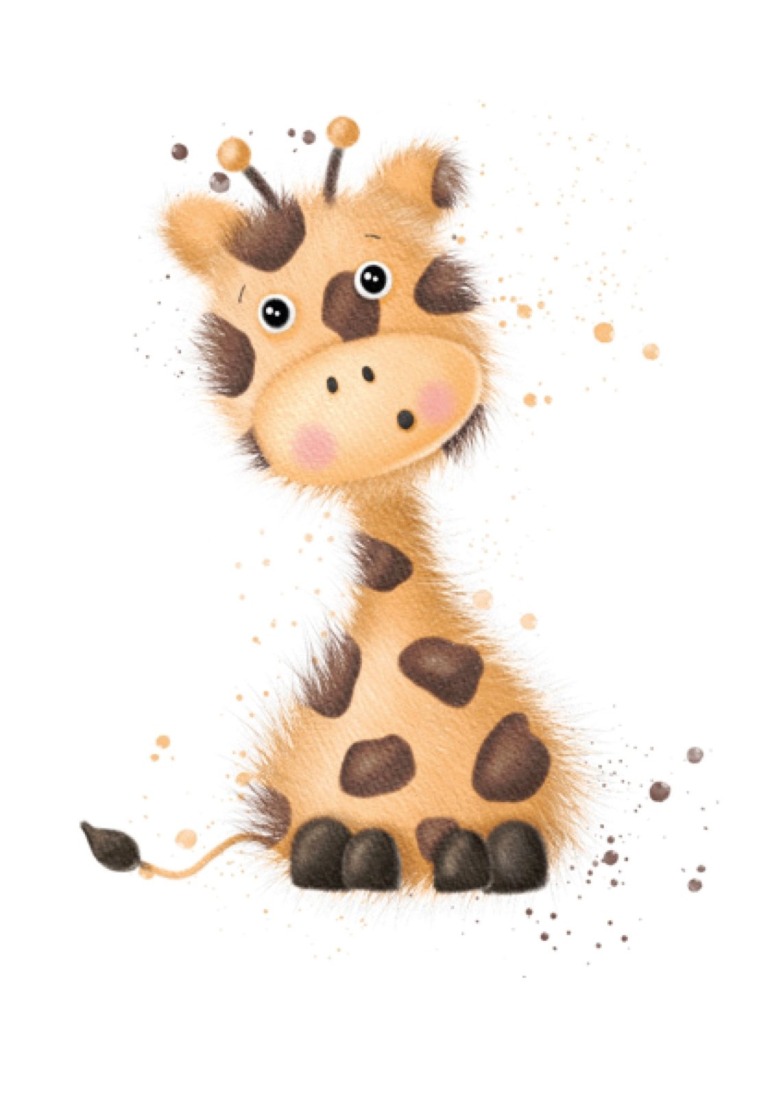 Giraffen Karte die kunstletterei