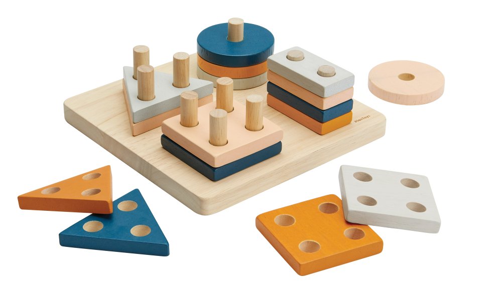 Plan Toys Geometrisches Sortierbrett Plan Toys