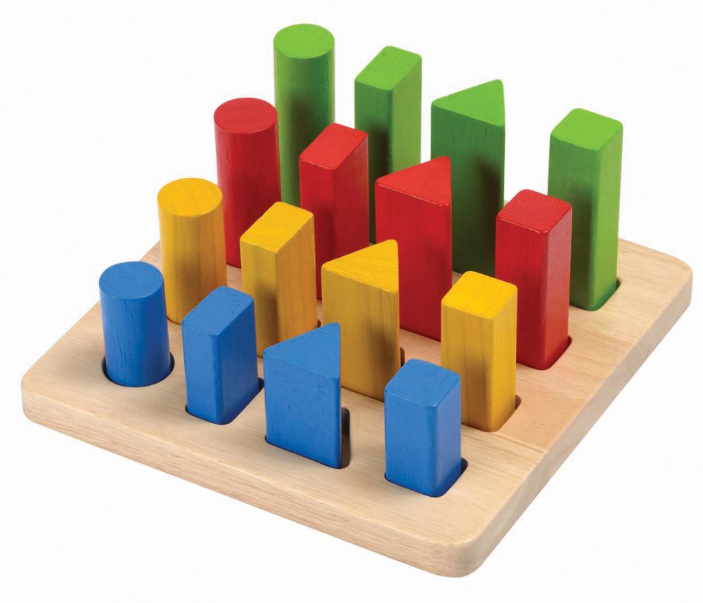 Plan Toys Lochbrett Geometrie Plan Toys