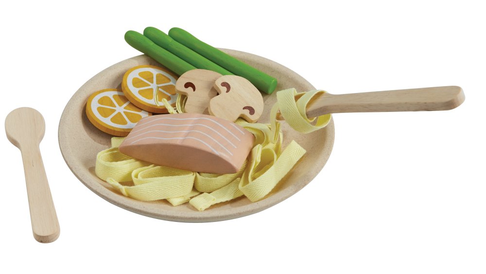 Plan Toys Pasta-Teller mit Lachs Plan Toys