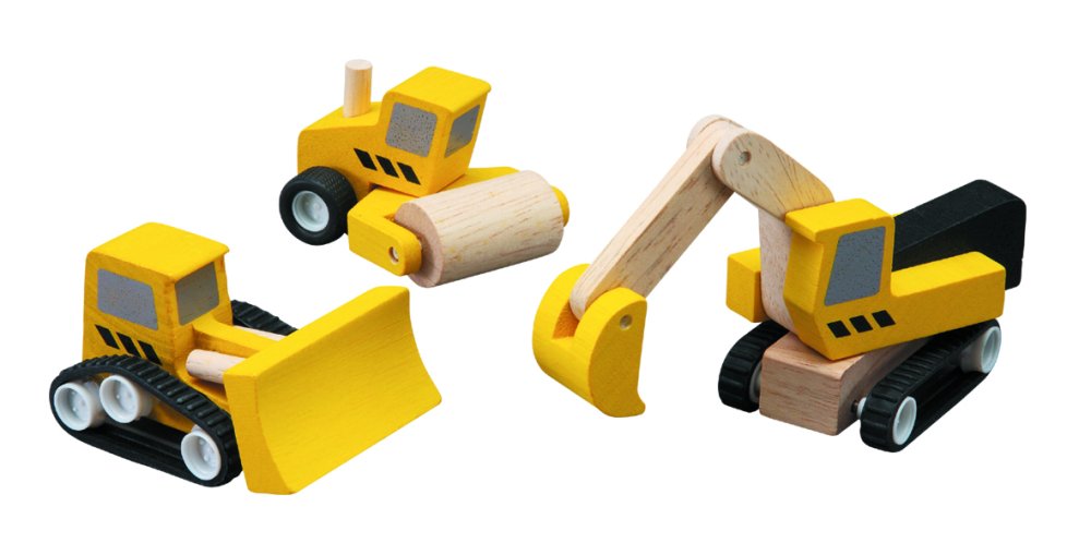 Plan Toys Plan World Baufahrzeuge - Familienbande