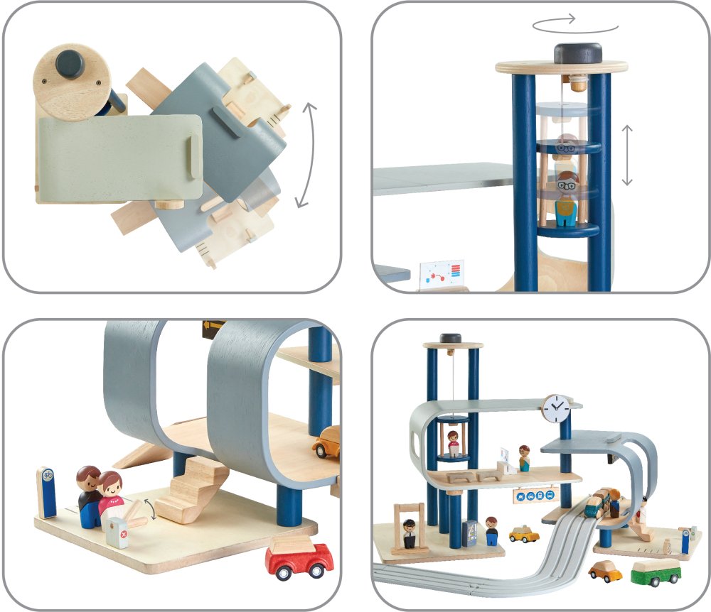 Plan Toys PlanWorld Hauptbahnhof Plan Toys