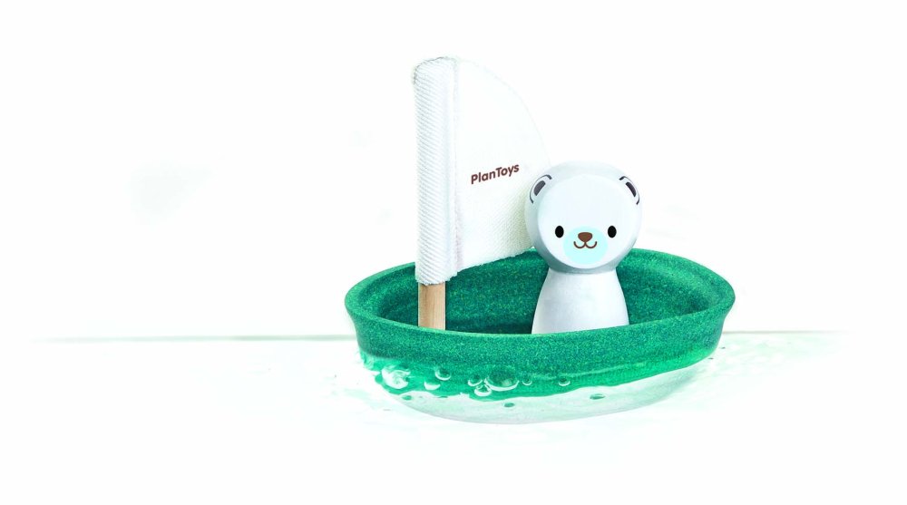 Plan Toys Segelboot - Eisbär Plan Toys