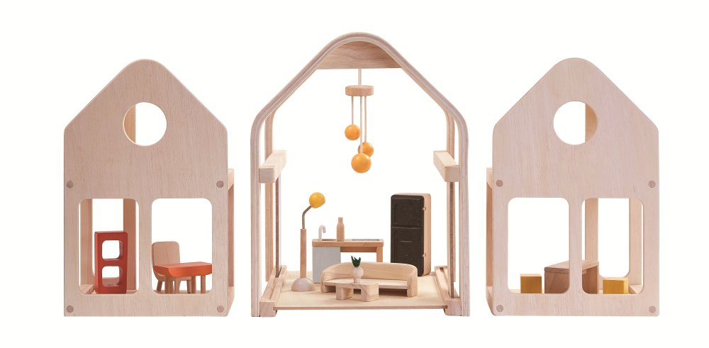 Plan Toys Slide N Go Dollhouse - Familienbande