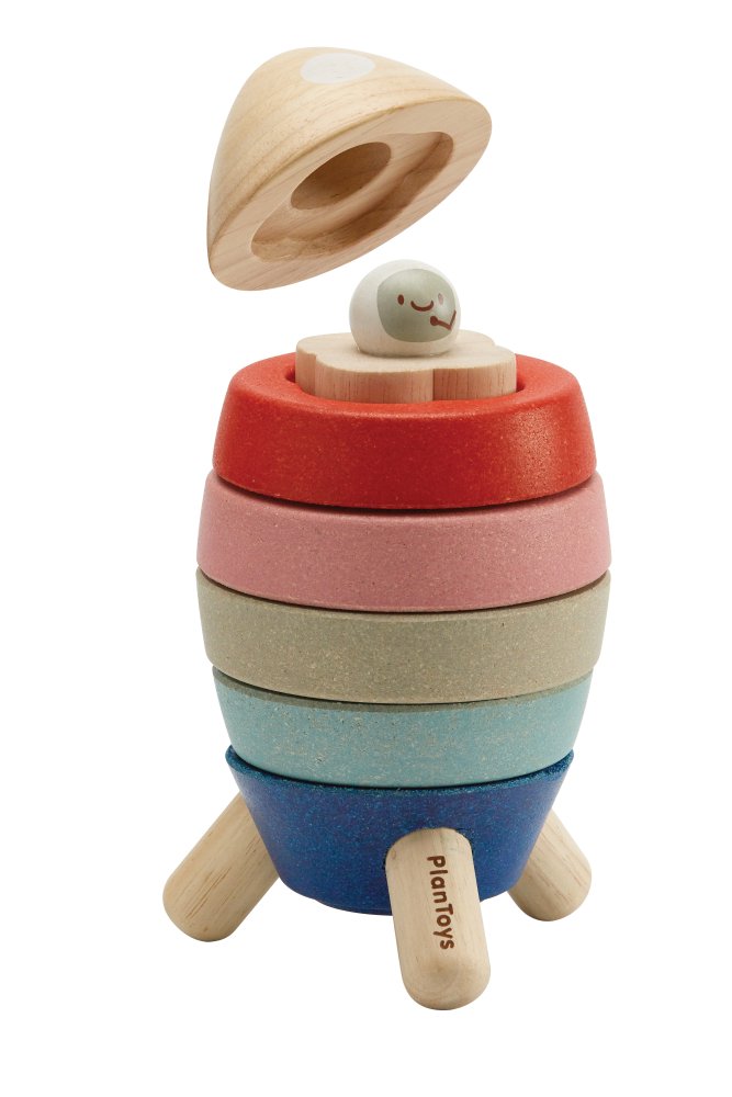 Plan Toys Stapel-Rakete - Familienbande