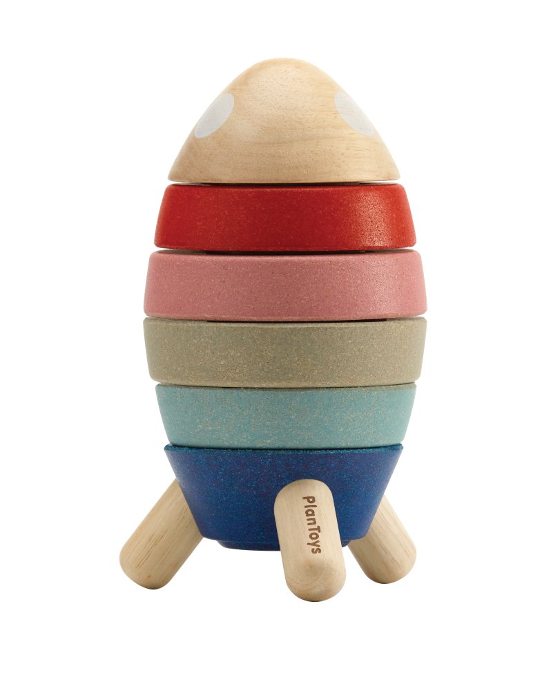 Plan Toys Stapel-Rakete - Familienbande