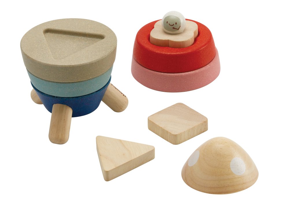 Plan Toys Stapel-Rakete - Familienbande