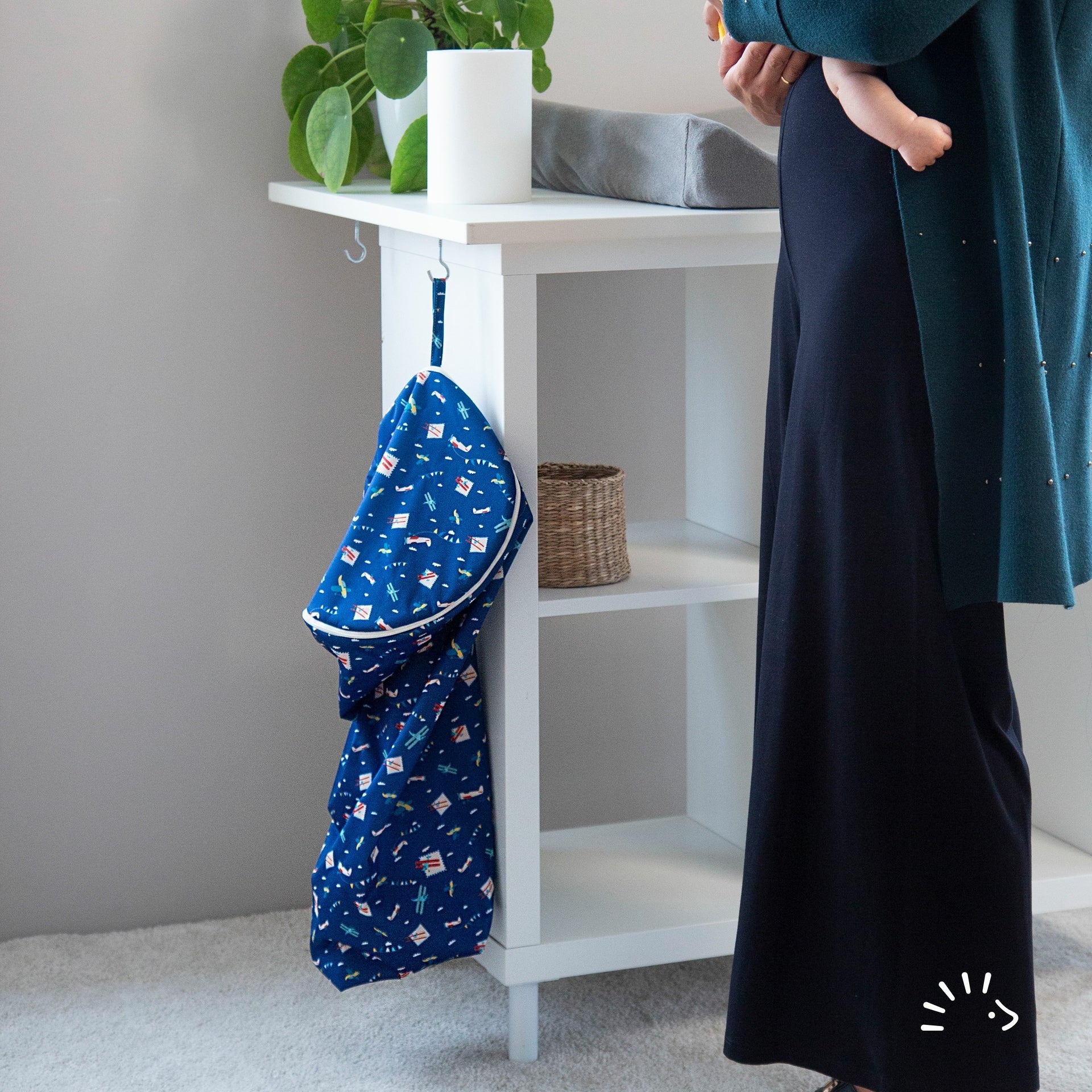 Popolini grosser Wetbag Rondo - Woodland Popolini