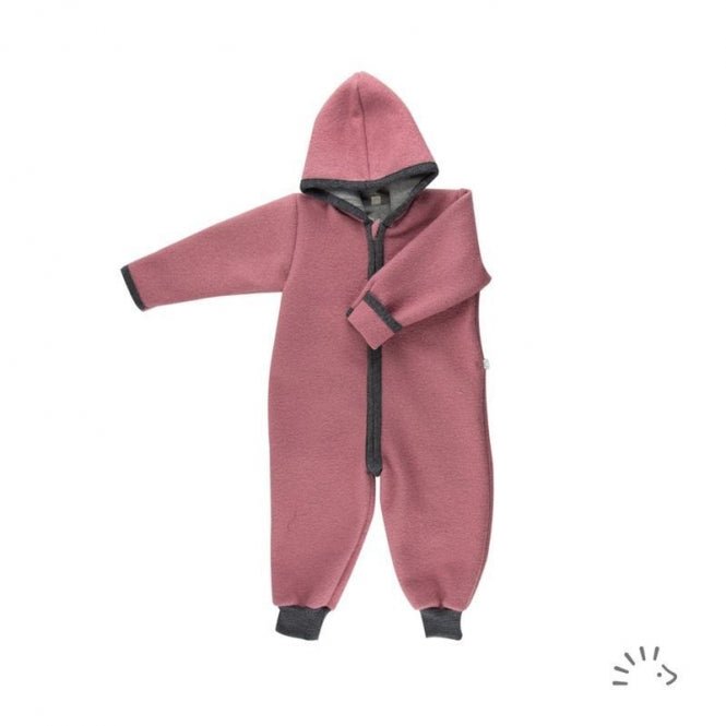 Popolini Overall Wollwalk pink - Familienbande
