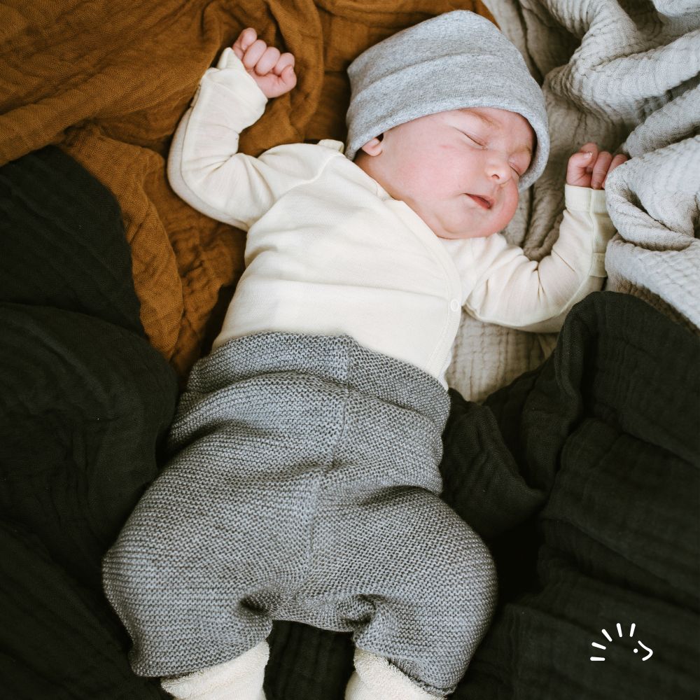 iobio by popolini Wickel-Body langarm - grau Popolini