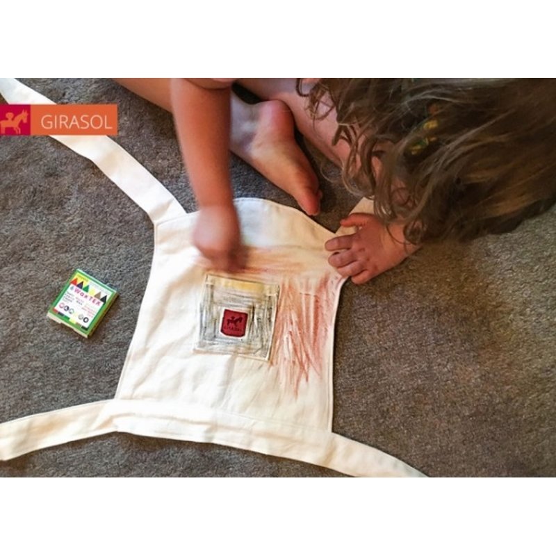 Puppentrage Mini Mysol Natura mit Wachsmalstiften Girasol