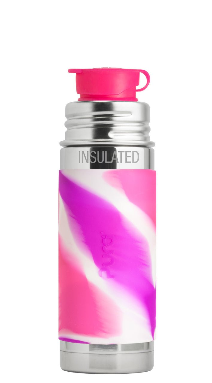 Pura Sport Isolierflasche 260ml pink swirl Pura